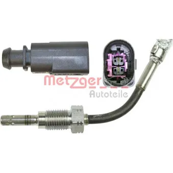 Capteur, température des gaz METZGER 0894306 pour VOLKSWAGEN GOLF 2.0 GTD - 184cv
