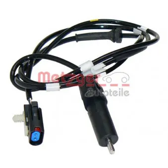 Capteur, vitesse de roue arrière gauche METZGER OEM 4522491