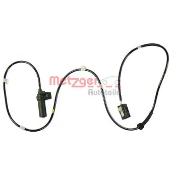 Capteur, vitesse de roue arrière gauche METZGER OEM 1C152B372DB