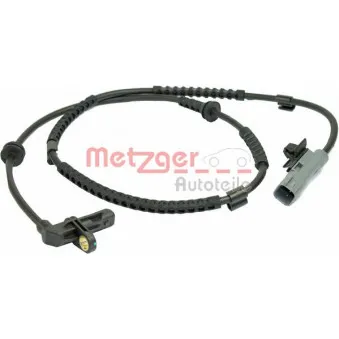 Capteur, vitesse de roue avant gauche METZGER OEM 95937220