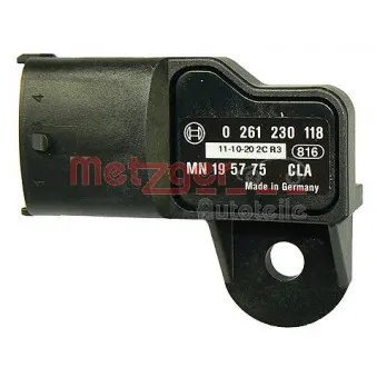 METZGER 0906105 - Capteur, pression du tuyau d'admission