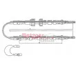 Tirette à câble, frein de stationnement METZGER [10.5352]
