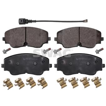 Jeu de 4 plaquettes de frein avant SWAG 33 11 4169 pour CUPRA LEON 2,0 TSI 4Drive - 204cv
