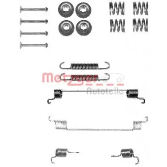 METZGER 105-0014 - Kit d'accessoires, mâchoire de frein