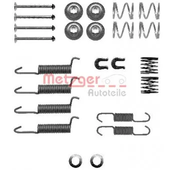 METZGER 105-0016 - Kit d'accessoires, mâchoires de frein de stationnement