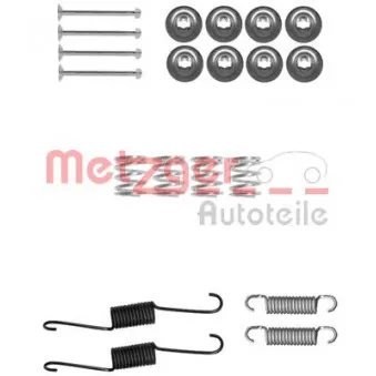 Kit d'accessoires, mâchoire de frein METZGER 105-0031