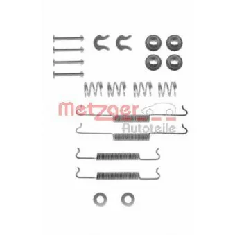 Kit d'accessoires, mâchoire de frein METZGER 105-0522