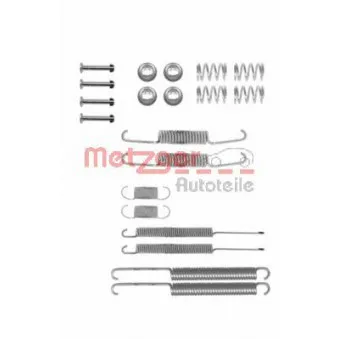 Kit d'accessoires, mâchoire de frein METZGER 105-0598