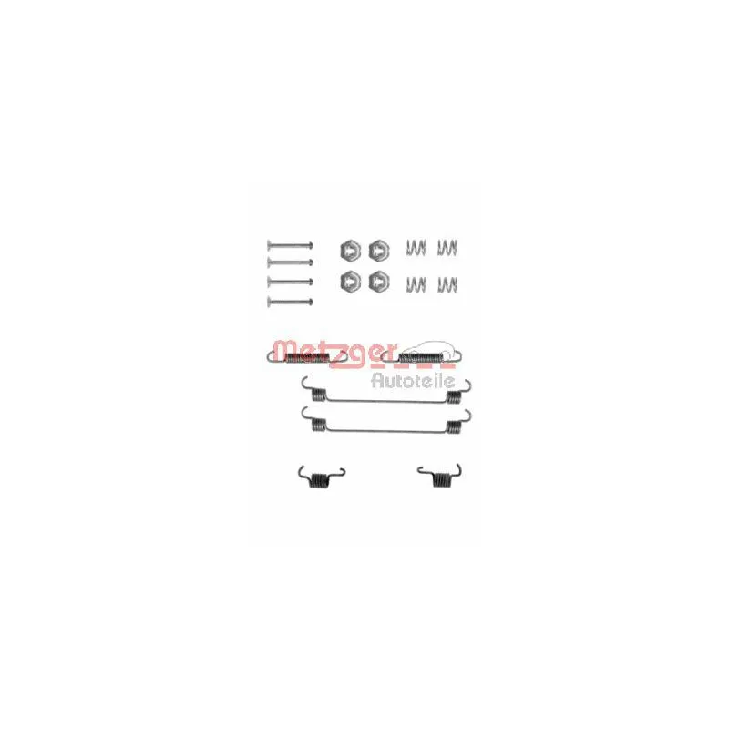 Kit d'accessoires, mâchoire de frein METZGER 105-0657