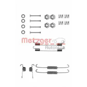 Kit d'accessoires, mâchoire de frein METZGER 105-0674 pour FORD COURIER 1.3 - 60cv