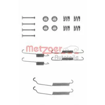 Kit d'accessoires, mâchoire de frein METZGER 105-0701