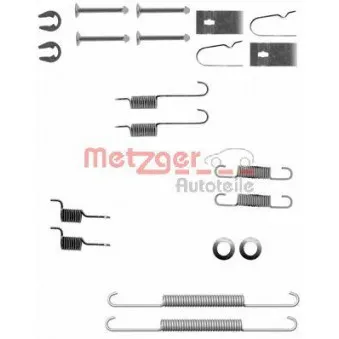 METZGER 105-0847 - Kit d'accessoires, mâchoire de frein