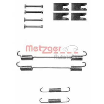 Kit d'accessoires, mâchoire de frein METZGER 105-0862
