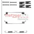Kit d'accessoires, mâchoire de frein METZGER [105-0866]