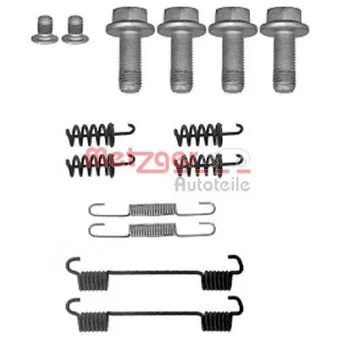 Kit d'accessoires, mâchoires de frein de stationnement METZGER 105-0878 pour MERCEDES-BENZ CLASSE S CL 600 - 500cv