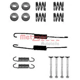 METZGER 105-0879 - Kit d'accessoires, mâchoire de frein