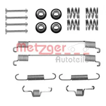 Kit d'accessoires, mâchoire de frein METZGER 105-0889