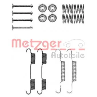 Kit d'accessoires, mâchoires de frein de stationnement METZGER 105-0896