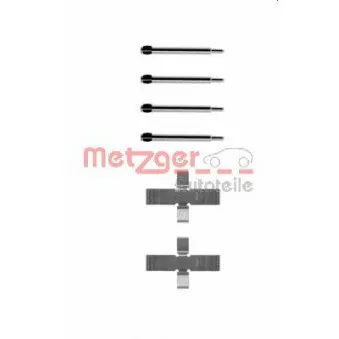 Kit d'accessoires, plaquette de frein à disque METZGER OEM A 02 207