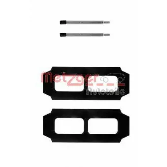 Kit d'accessoires, plaquette de frein à disque METZGER 109-0987 pour MERCEDES-BENZ T2/L L 410 - 95cv