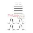METZGER 109-1005 - Kit d'accessoires, plaquette de frein à disque