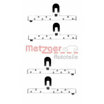 METZGER 109-1048 - Kit d'accessoires, plaquette de frein à disque