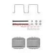 METZGER 109-1053 - Kit d'accessoires, plaquette de frein à disque
