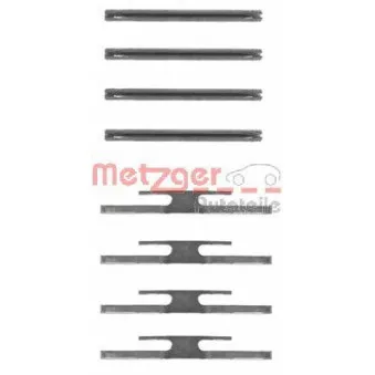 Kit d'accessoires, plaquette de frein à disque METZGER 109-0975