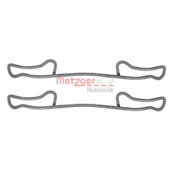 METZGER 109-1200 - Kit d'accessoires, plaquette de frein à disque