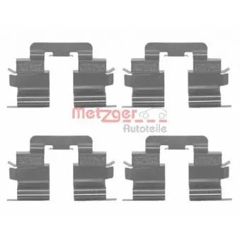 METZGER 109-1215 - Kit d'accessoires, plaquette de frein à disque