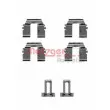 METZGER 109-1233 - Kit d'accessoires, plaquette de frein à disque