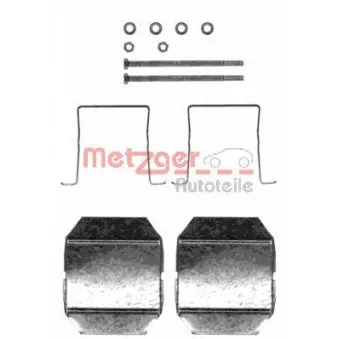METZGER 109-1237 - Kit d'accessoires, plaquette de frein à disque