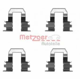METZGER 109-1255 - Kit d'accessoires, plaquette de frein à disque
