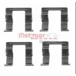 METZGER 109-1605 - Kit d'accessoires, plaquette de frein à disque