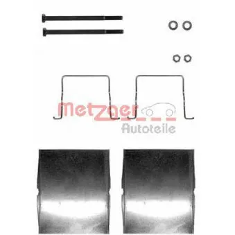 METZGER 109-1623 - Kit d'accessoires, plaquette de frein à disque
