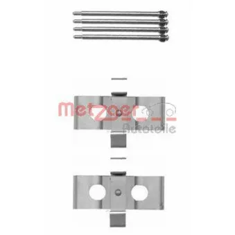METZGER 109-1635 - Kit d'accessoires, plaquette de frein à disque
