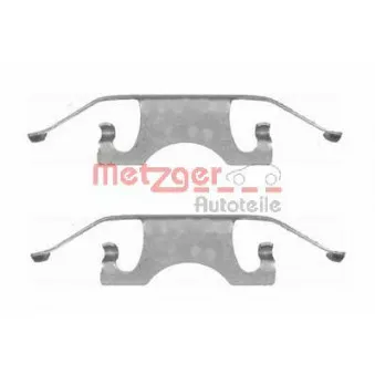 METZGER 109-1640 - Kit d'accessoires, plaquette de frein à disque