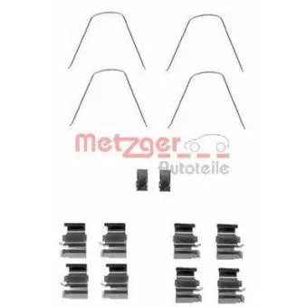 METZGER 109-1651 - Kit d'accessoires, plaquette de frein à disque