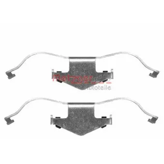 Kit d'accessoires, plaquette de frein à disque METZGER [109-1659]