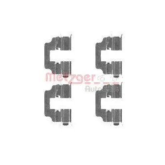 Kit d'accessoires, plaquette de frein à disque METZGER OEM 1091750
