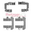 METZGER 109-1763 - Kit d'accessoires, plaquette de frein à disque