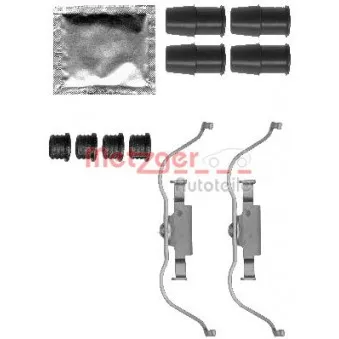 Kit d'accessoires, plaquette de frein à disque METZGER 109-1790