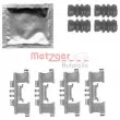 METZGER 109-1812 - Kit d'accessoires, plaquette de frein à disque