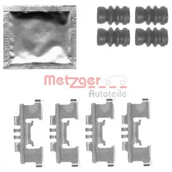 METZGER 109-1812 - Kit d'accessoires, plaquette de frein à disque