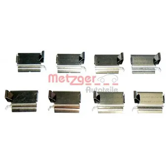 METZGER 109-1820 - Kit d'accessoires, plaquette de frein à disque