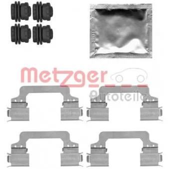 METZGER 109-1821 - Kit d'accessoires, plaquette de frein à disque