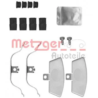 Kit d'accessoires, plaquette de frein à disque METZGER 109-1880