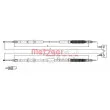 METZGER 11.5770 - Tirette à câble, frein de stationnement