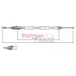 METZGER 11.6804 - Tirette à câble, frein de stationnement arrière gauche