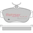 METZGER 1170018 - Jeu de 4 plaquettes de frein avant